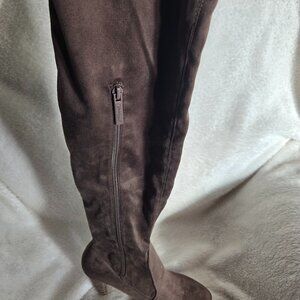 Dark Brown Suede size 8 Thigh High Boots